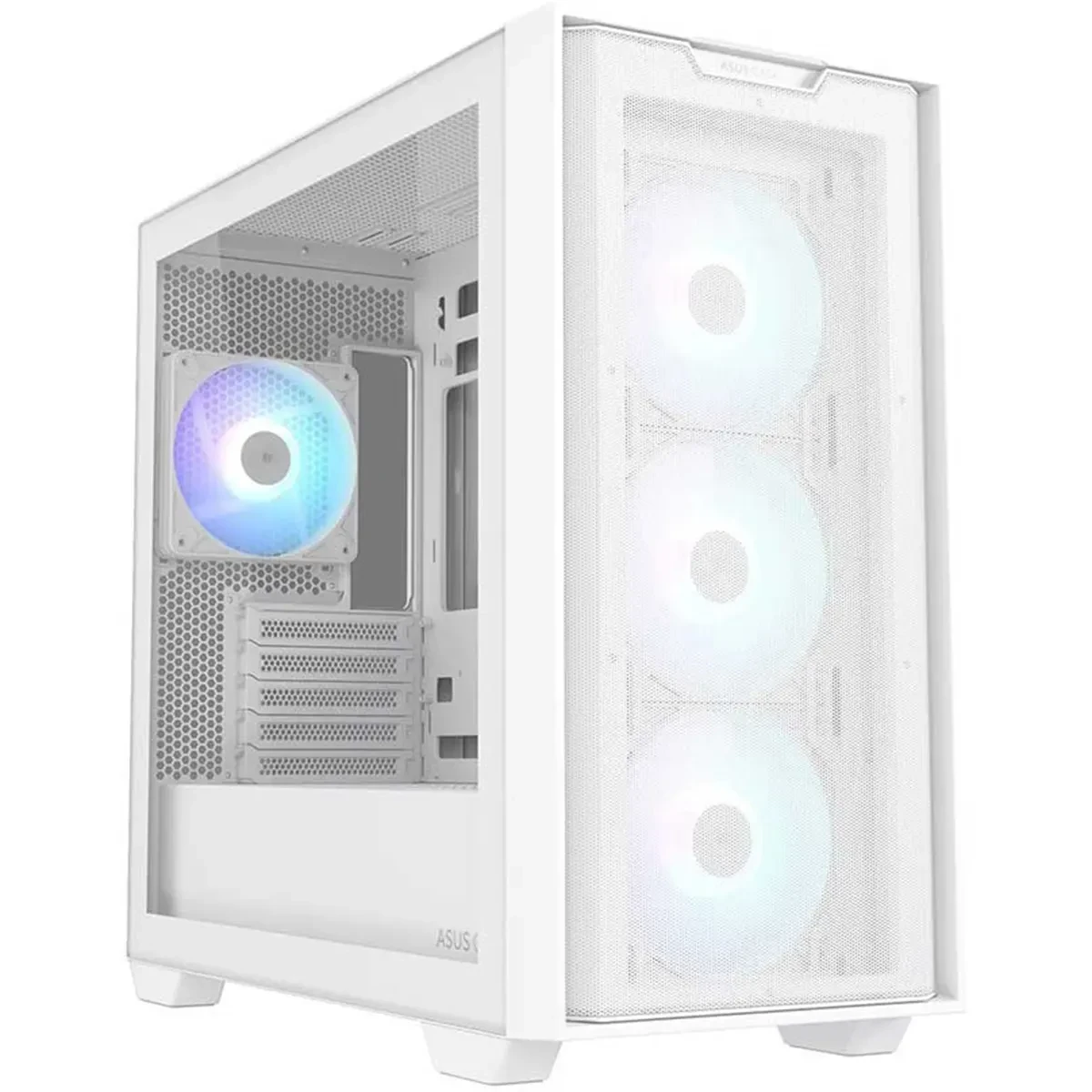 کیس کامپیوتر ایسوس A21 PLUS TG ARGB WHITE