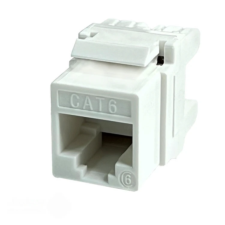 کیستون شبکه Cat6 UTP سفید 180 درجه ونتولینک