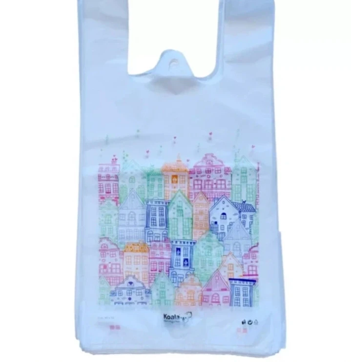 کیسه خرید کوالا سایز 52×43 بسته 100عددی دسته رکابی نایلونی کوالا