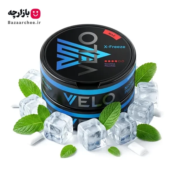 کیسه نیکوتین آدامس نعنا یخ ولو | VELO X-Freeze Nicotine Bag