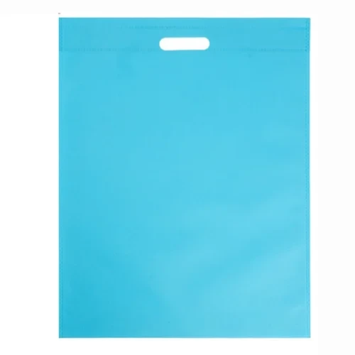 کیسه یا ساک پارچه ای تبلیغاتی سوزنی 25در35 رنگ آبی کد 104397