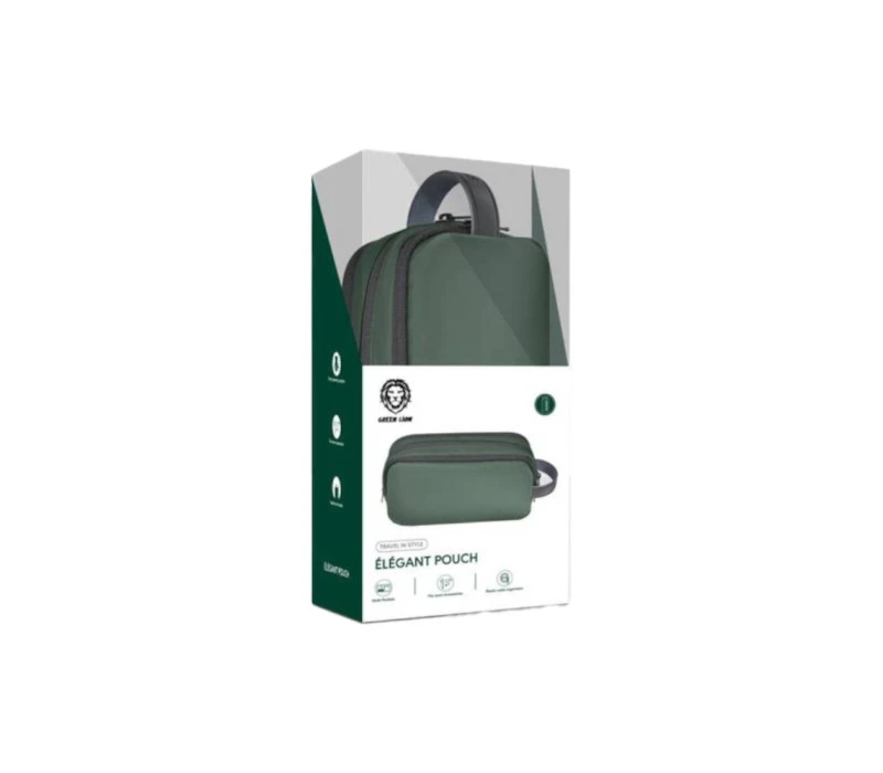 کیف اکسسوری گرین الگنت Green elegant pouch