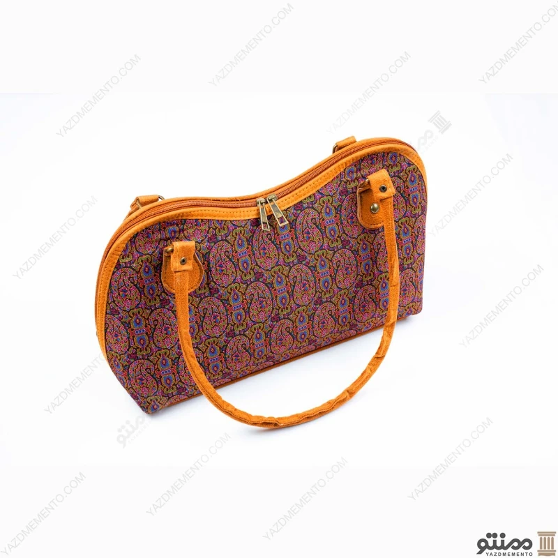 کیف ترمه طرح جام رنگ مشکی
