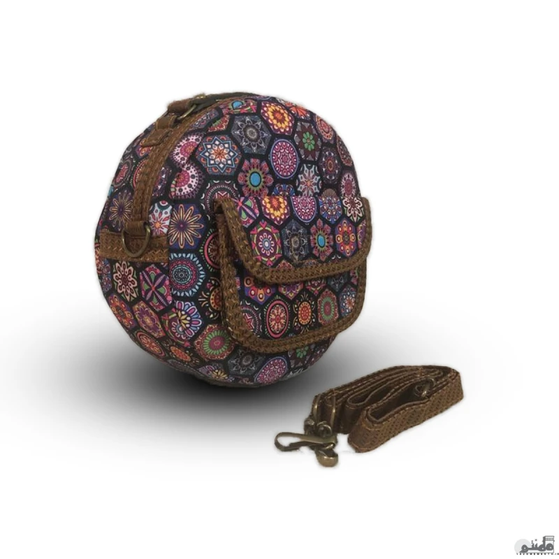 کیف ترمه گرد زنانه مدل دوشی کد ۰2