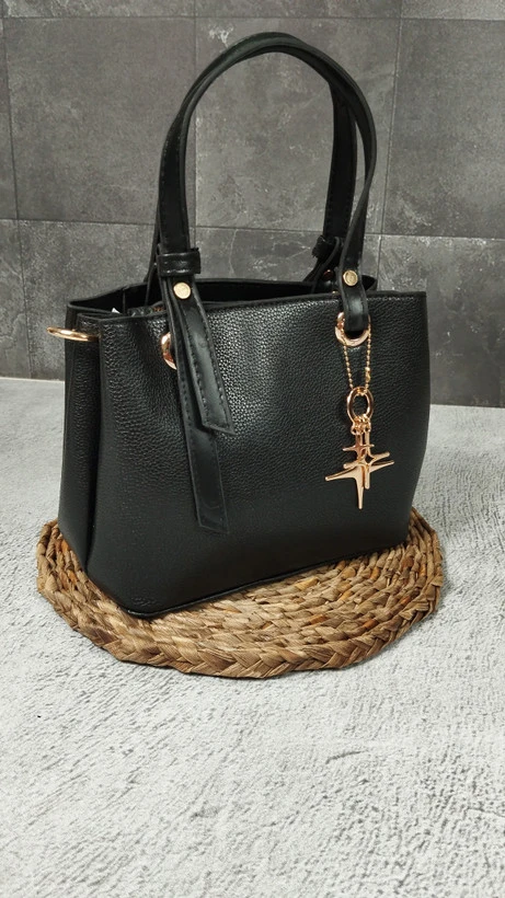 کیف دخترانه آویز ستاره ای سه جا سایز متوسط