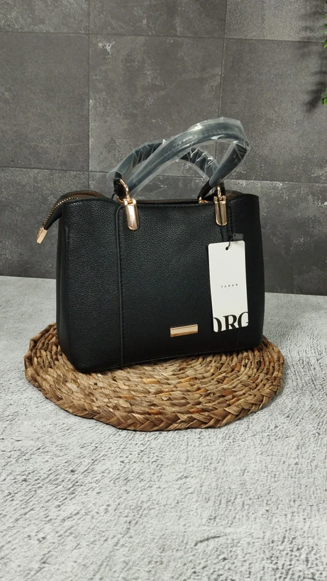 کیف دخترانه دو سگکک مسطیلی سه جا سایز متوسط