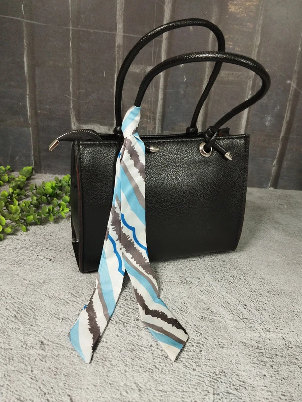 کیف دخترانه سایز متوسط ساده ربان دار