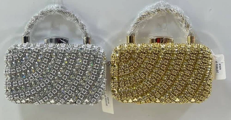 کیف دستی مجلسی دهنه وارداتی ابعاد ۱۳*۱۸