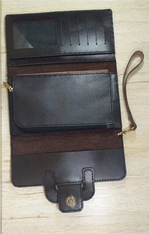 کیف دستی چرم طبیعی دست دوز طرح پاپیونی