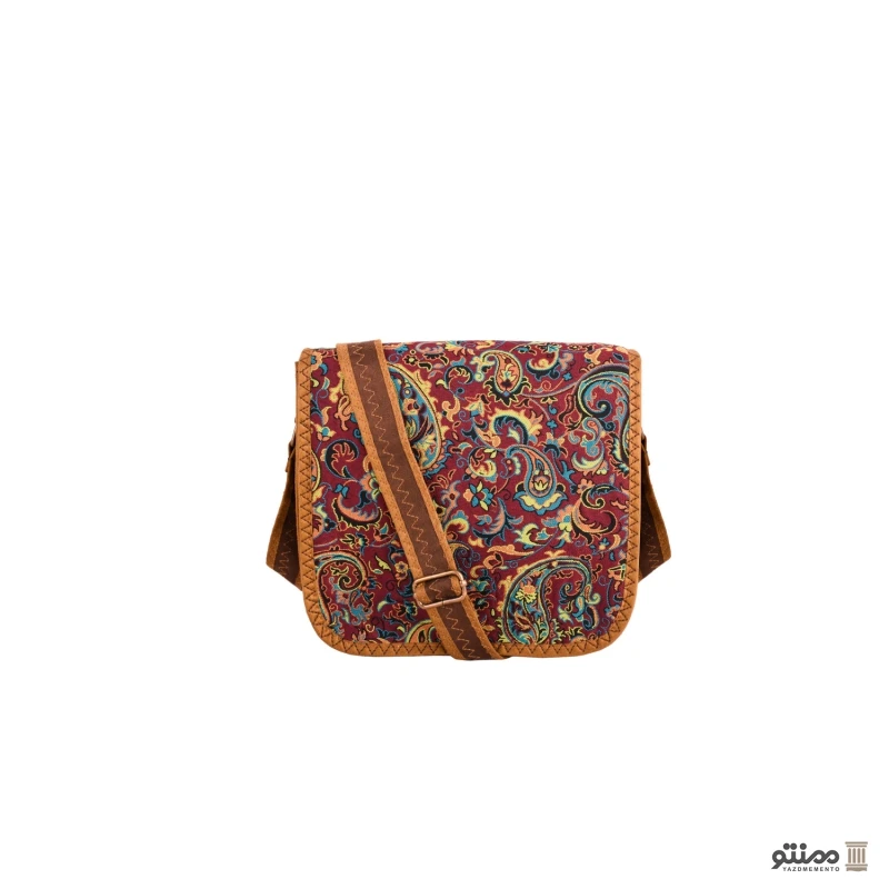 کیف رو دوشی ترمه طرح ارغوان