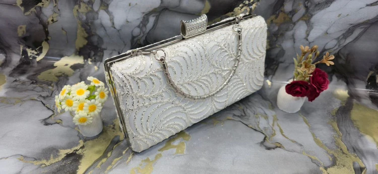 کیف مجلسی زنانه گل برجسته