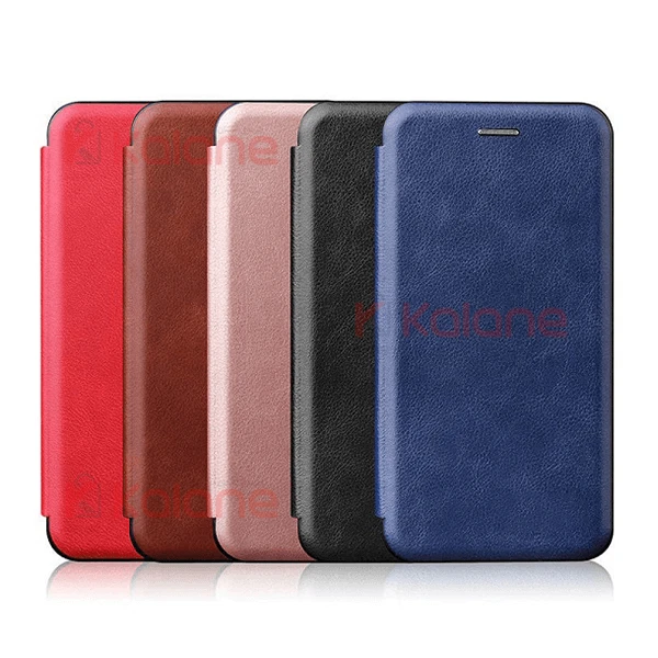 کیف محافظ چرمی شیائومی Leather Standing Magnetic Cover For Xiaomi Redmi Note 9 4G
