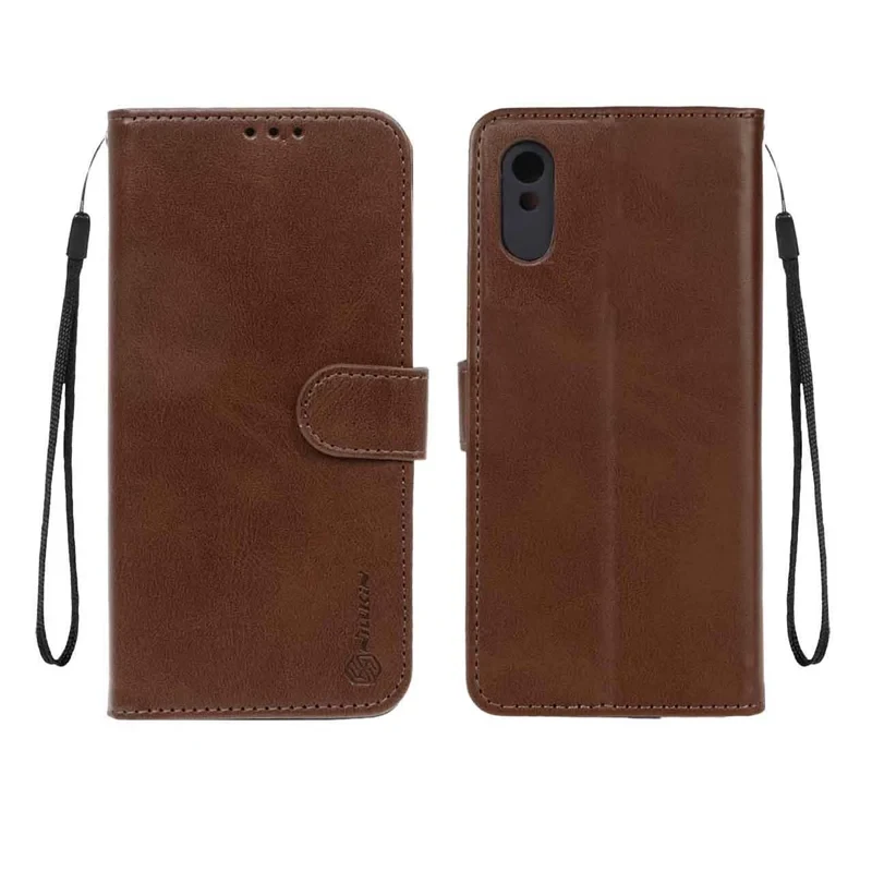 کیف موبایل مگنتی Nillkin مدل Xiaomi Redmi 9A Sport / Redmi 9A / Redmi 9AT - قهوه ای
