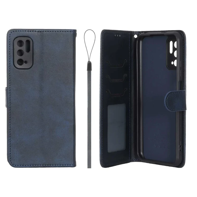کیف موبایل مگنتی درجه یک مدل Xiaomi Poco M3 Pro / Redmi Note 10 5G / Redmi Note 11 SE - سرمه ای