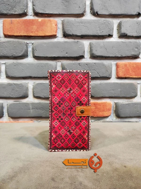 کیف پول پالتویی دکمه دار طرح سنتی کد kpdp20