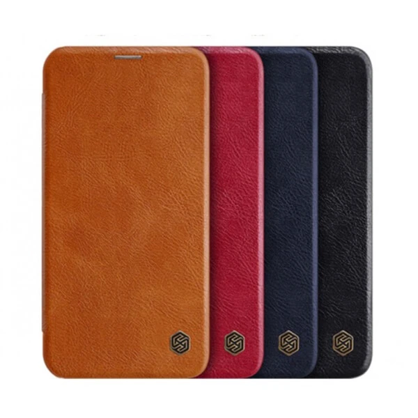 کیف چرمی نیلکین آیفون Nillkin Qin Leather Case for Apple iPhone 12 / iPhone 12 Pro