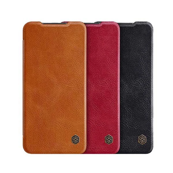 کیف چرمی نیلکین شیائومی Nillkin Qin Leather Case for Xiaomi Redmi Note 9 / Redmi 10X 4G