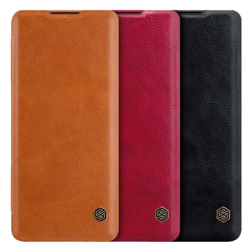 کیف چرمی نیلکین وان پلاس Nillkin Qin Leather Case for OnePlus 8