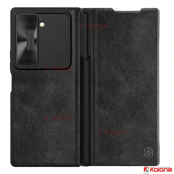 کیف چرمی نیلکین گوشی Samsung Galaxy Z Fold 6 مدل Qin Pro