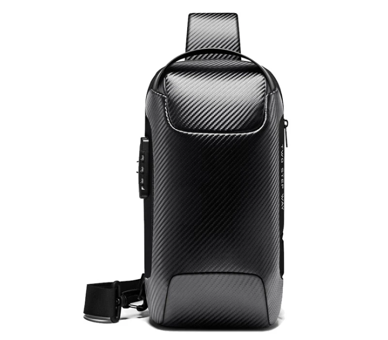 کیف کراس بادی ضد سرقت بنج کربن پلاس Bange 22085 plus Carbon Fiber Anti-theft Waterproof