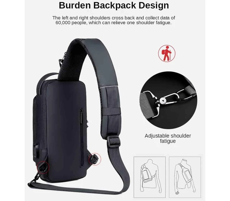 کیف کراس بادی ضدسرقت فشیون رایدینگ fashion riding Anti-theft