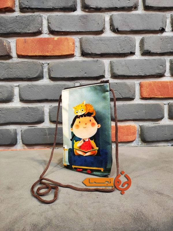 کیف گردنی موبایل طرح دختر کد 19d67