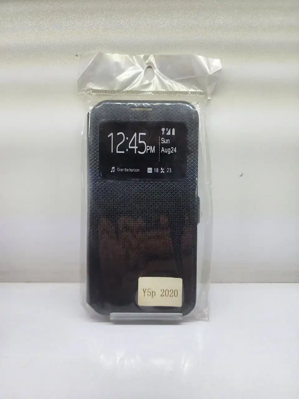 کیف گوشی طرح چرمی مناسب برای مدل Huawei Y5P 2020 – مشکی