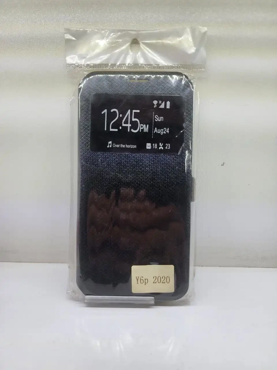 کیف گوشی طرح چرمی مناسب برای مدل Huawei Y6P 2020 – مشکی