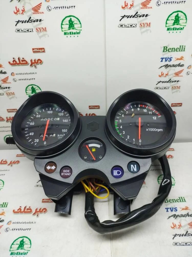 کیلومتر کامل موتور پالس 180 و 200 و طرح پالس چراغ گرد شرکتی درجه 1