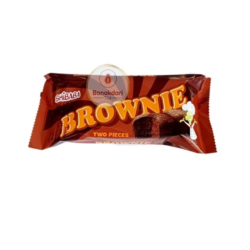 کیک دو قلوی براونی شیبابا بسته 36 عددی