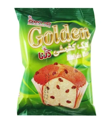 کیک طلایی کشمشی درنا