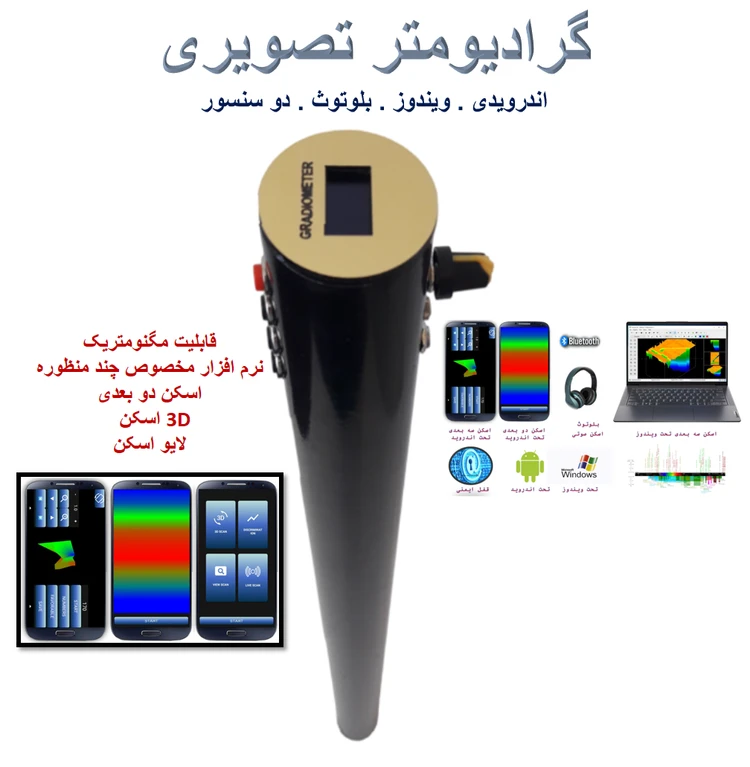 گرادیومتر زالوتا تصویری اسکن سه بعدی