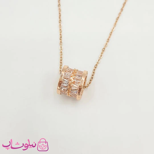 گردنبند دخترانه ظریف رزگلد