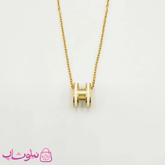 گردنبند دخترانه هرمس سفید کد 1091