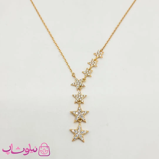 گردنبند دخترانه ژوپینگ طرح ستاره کد 1351
