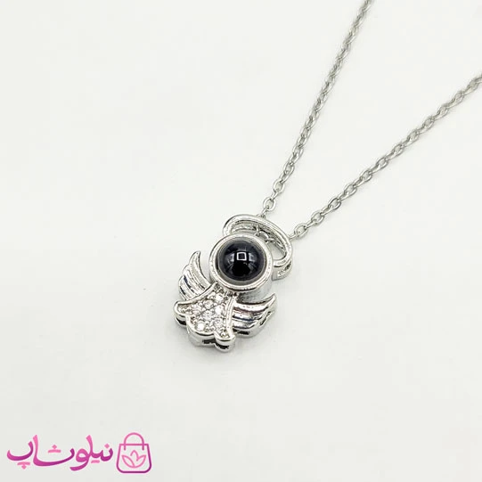 گردنبند دوستت دارم به صد زبان طرح پرنده