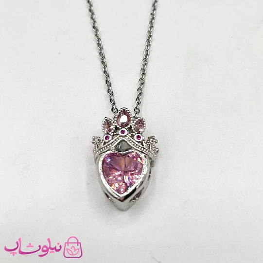 گردنبند راپونزل دخترانه صورتی کد 85