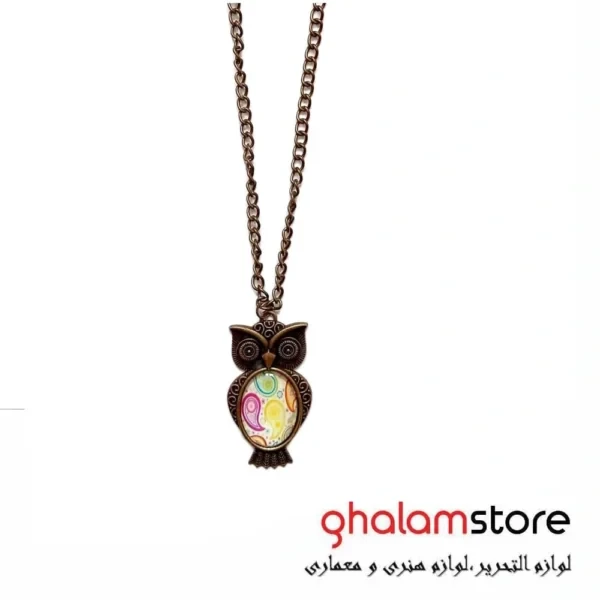 گردنبند زنانه مدل جغد کد 14