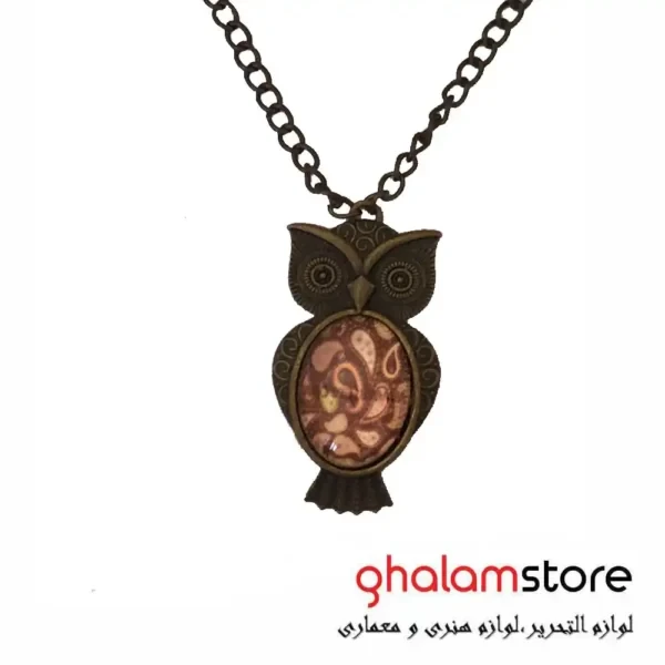 گردنبند زنانه مدل جغد کد 15