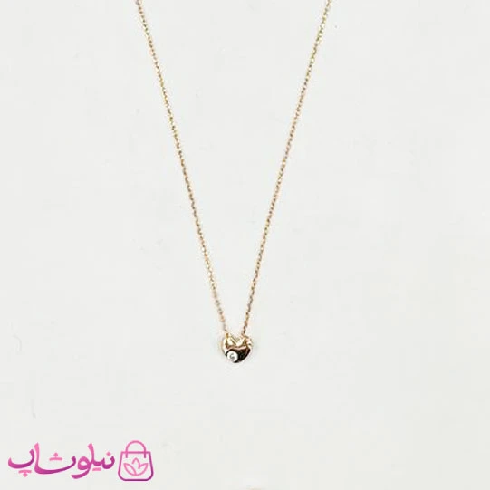 گردنبند زنانه ژوپینگ طرح قلب کوچک کد 2391