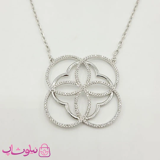 گردنبند زنانه ژوپینگ طرح گل کد 125