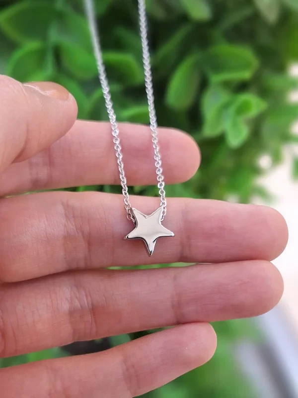 گردنبند ستاره استیل کد 240223