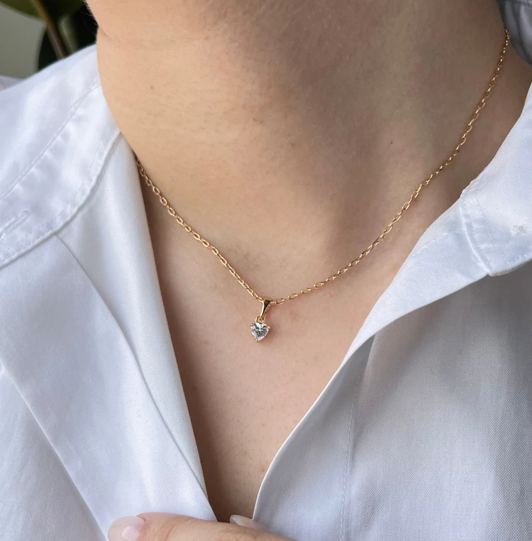 گردنبند قلب کوچک ژوپینگ