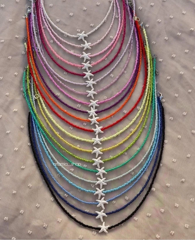 گردنبند منجوق ستاره