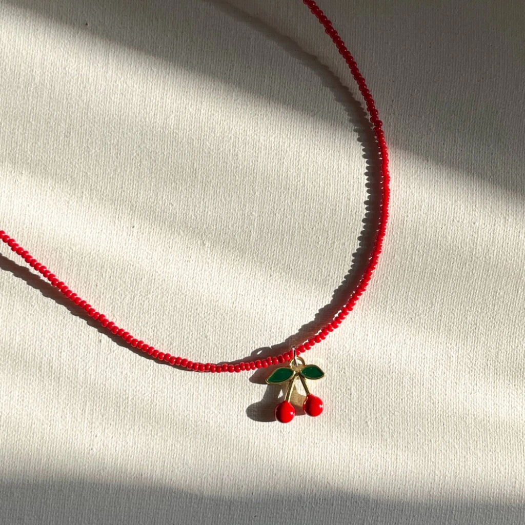 گردنبند مونجوقی گیلاس (چری)