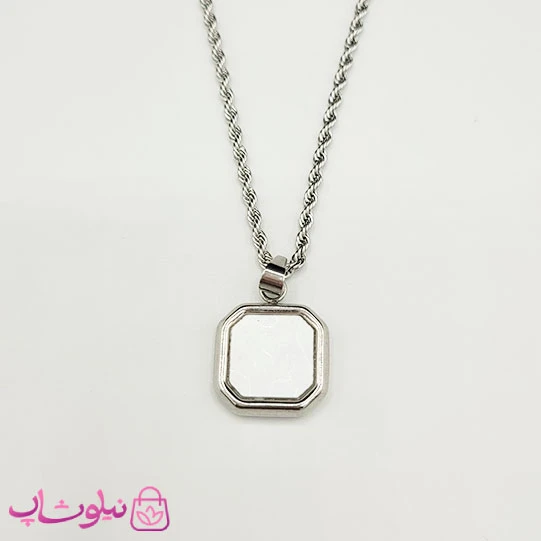 گردنبند و ان یکاد با پلاک مستطیل نقره ای کد 349