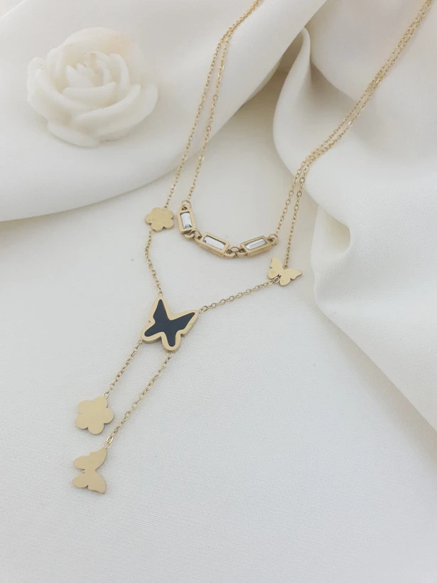 گردنبند پروانه‌ای آویزدار ۷۲۵۹۱