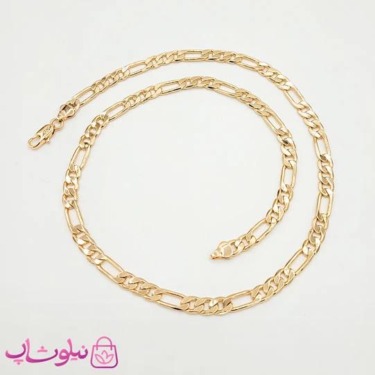 گردنبند ژوپینگ فیگارو طول 55 سانت و عرض 6 میل