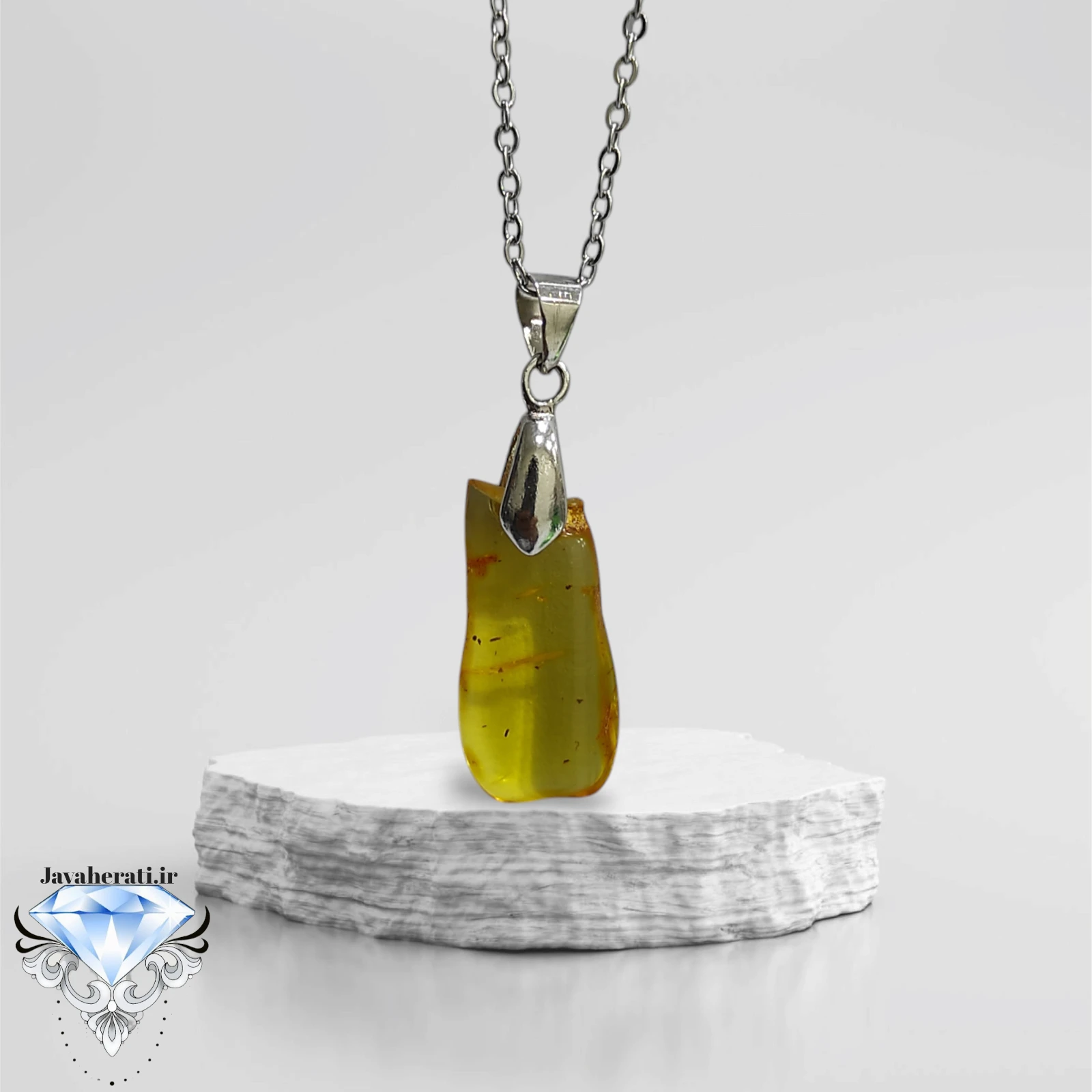 گردنبند کهربای شفاف لهستان