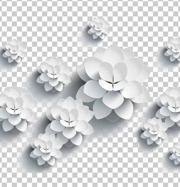 گل سه بعدیPNG